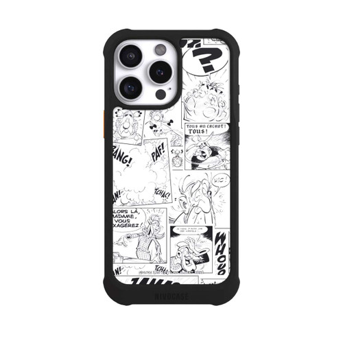 Apple iPhone 16 Pro Max NIVOmax BD Astérix Blanc &amp; Noir