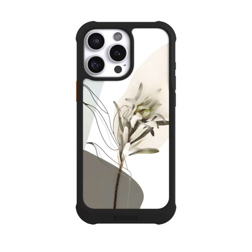 Apple iPhone 16 Pro Max NIVOmax Boho Line Art Olive Green