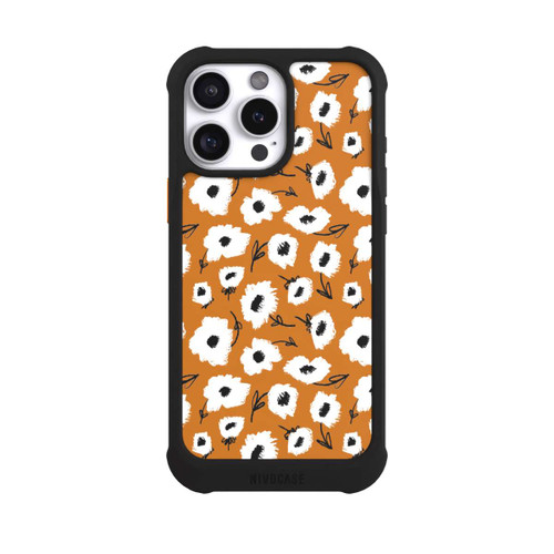 Apple iPhone 16 Pro Max NIVOmax Pattern Fleurs Ocres