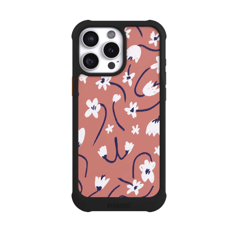 iPhone 16 Pro Max NIVOmax Motif Petites Fleurs