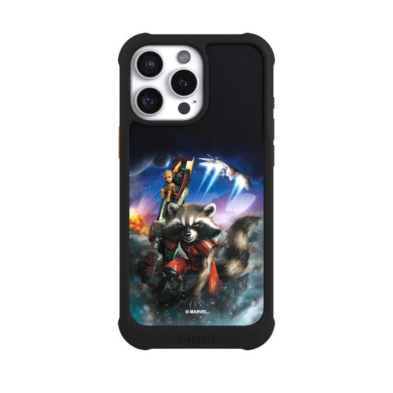 iPhone 16 Pro Max NIVOmax Rocket & Baby Groot Guardians Of The Galaxy