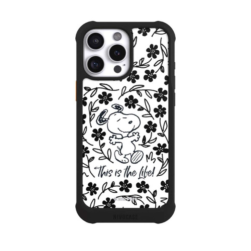 Apple iPhone 16 Pro Max NIVOmax Snoopy schwarz und weiß This Is The Life