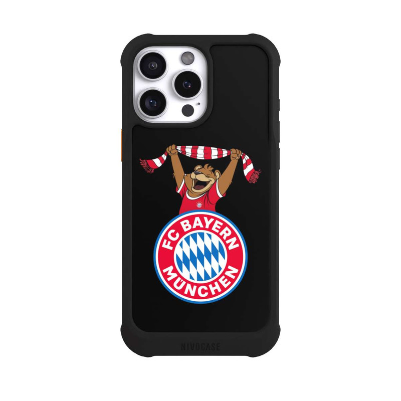 iPhone 16 Pro Max NIVOmax Bernie Jubel mit Schal Schwarz