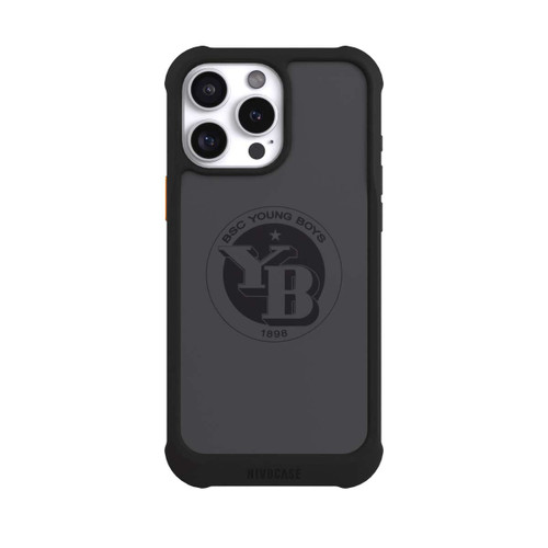 Apple iPhone 16 Pro Max NIVOmax BSC YB Logo Grau