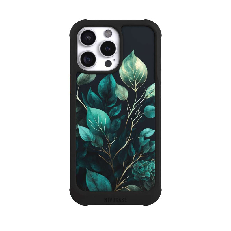 iPhone 16 Pro Max NIVOmax Eucalyptus Fond Sombre