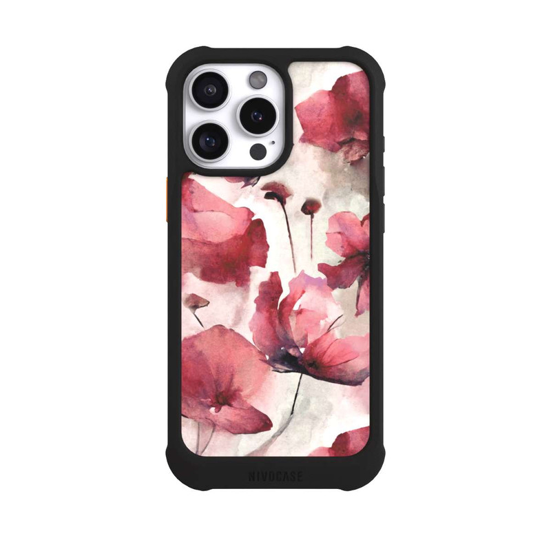 iPhone 16 Pro Max NIVOmax Wild Poppies Seamless