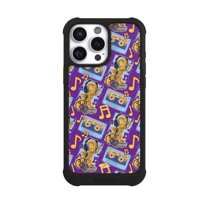 iPhone 16 Pro Max NIVOmax Groot Comic Headphones Guardians of the Galaxy