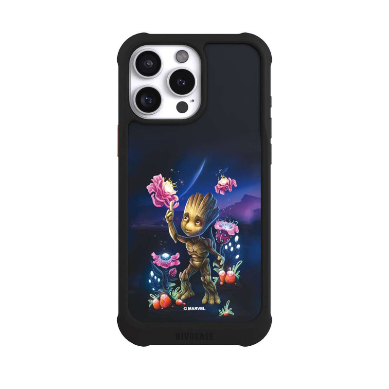 iPhone 16 Pro Max NIVOmax Baby Groot Flowers