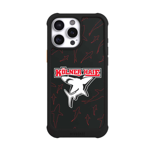 Apple iPhone 16 Pro Max NIVOmax Haie Muster Rot