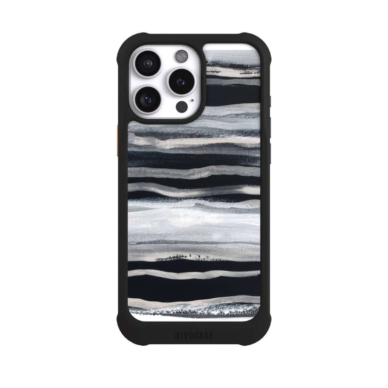 iPhone 16 Pro Max NIVOmax Coups de pinceau abstraits 68