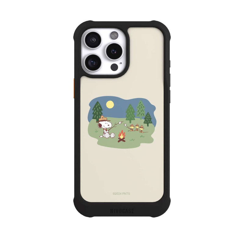 iPhone 16 Pro Max NIVOmax Snoopy Lagerfeuer