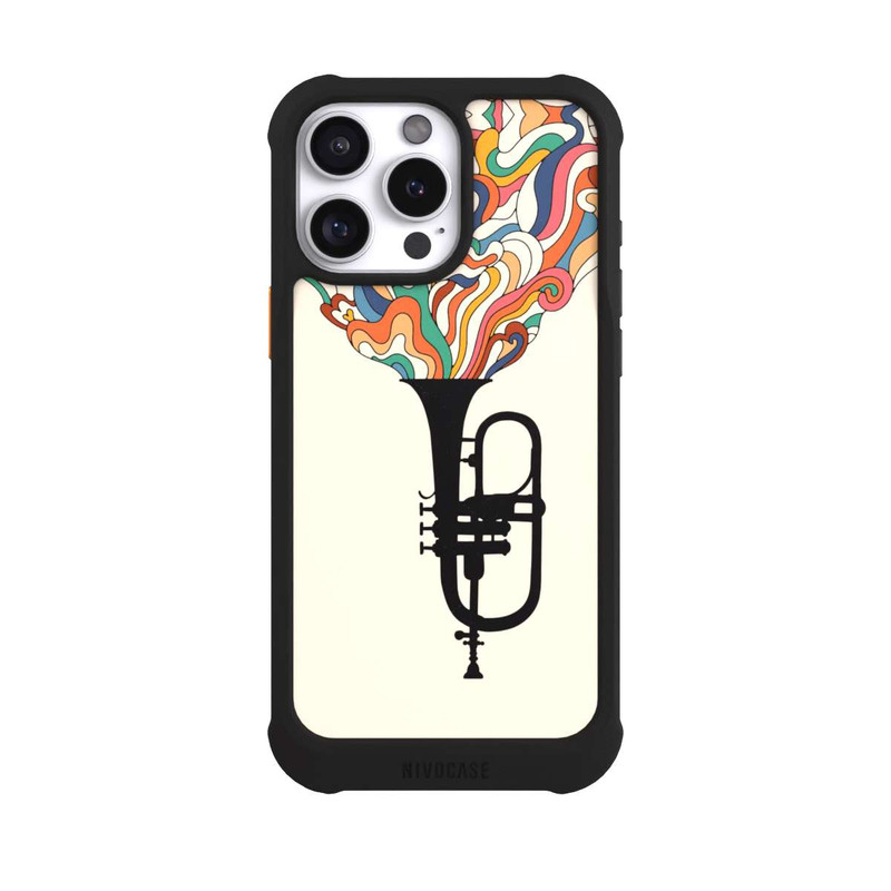 iPhone 16 Pro Max NIVOmax Flügelhorn Jazz bunt
