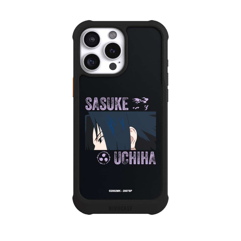 iPhone 16 Pro Max NIVOmax Sasuke Uchiha Gros plan
