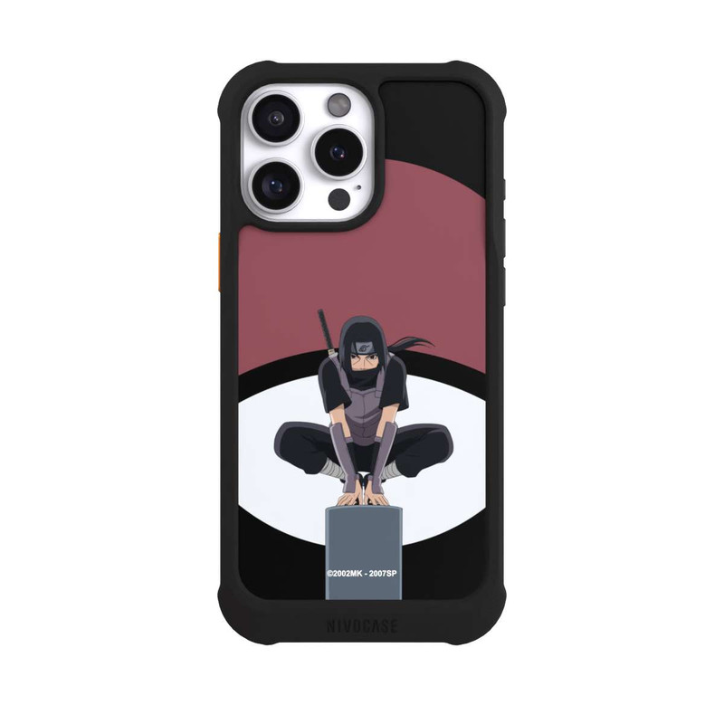 iPhone 16 Pro Max NIVOmax Itachi Uchiha Symbol schwarz