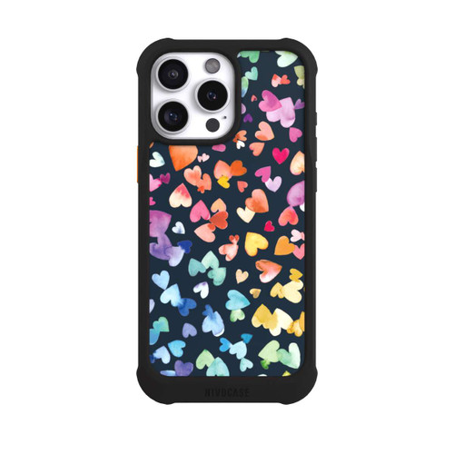Apple iPhone 16 Pro Max NIVOmax Valentines Hearts Black