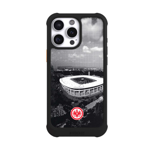 Apple iPhone 16 Pro Max NIVOmax SGE Stadion Schwarz Weiß