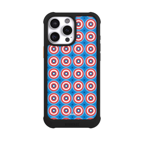 Apple iPhone 16 Pro Max NIVOmax Captain American Shield Pattern