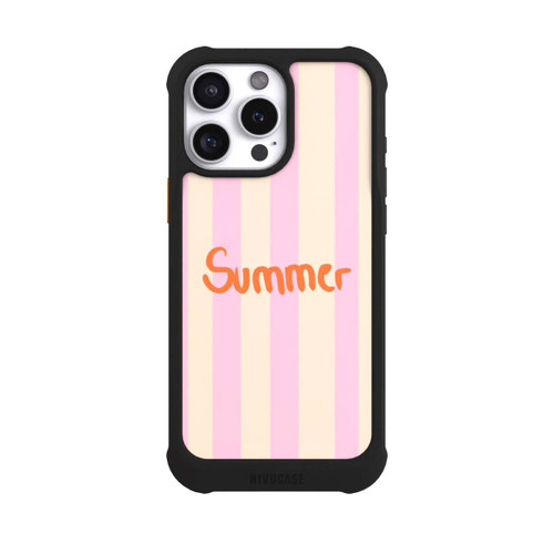 Apple iPhone 16 Pro Max NIVOmax Summer Pink And Orange Stripes