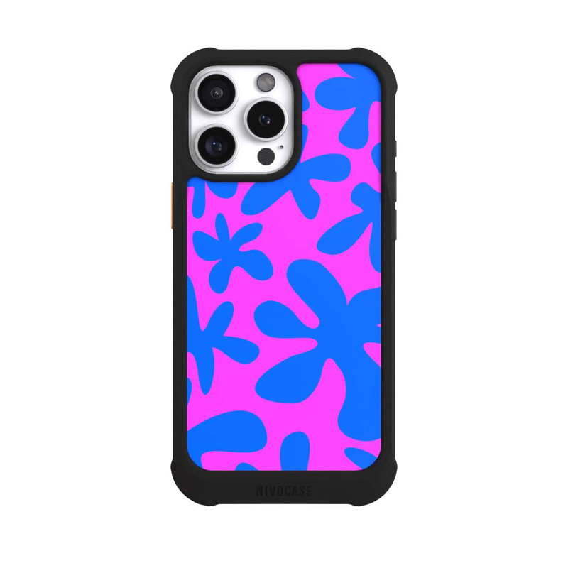 iPhone 16 Pro Max NIVOmax Dopamin Flowers Blue