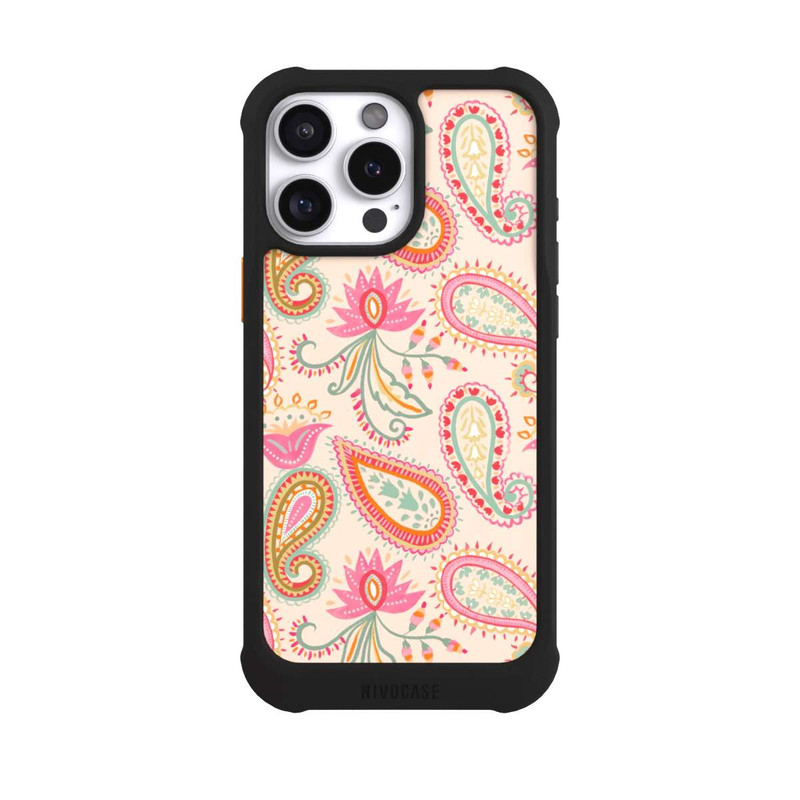 iPhone 16 Pro Max NIVOmax Colorful Paisley Charm