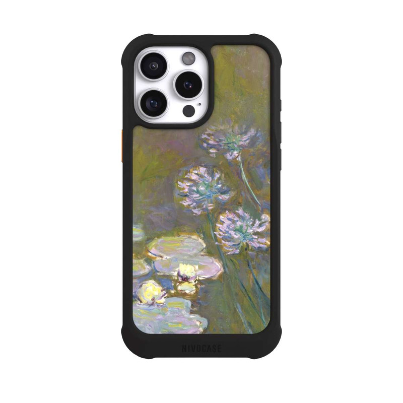iPhone 16 Pro Max NIVOmax Waterlilies and Agapanthus