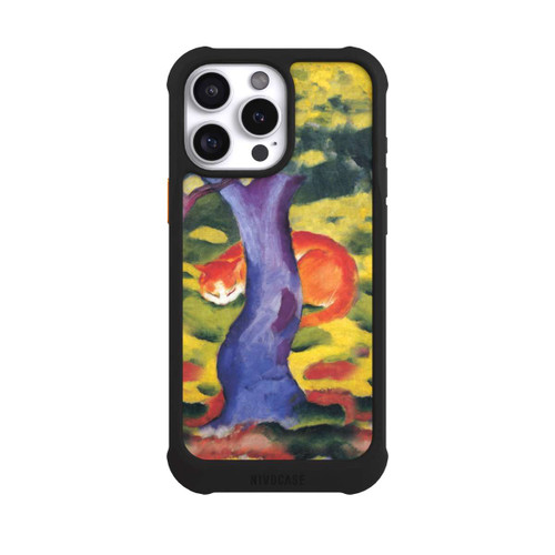 Apple iPhone 16 Pro Max NIVOmax Cat Behind Tree by Franz Marc