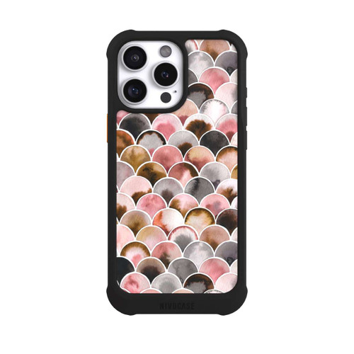 Apple iPhone 16 Pro Max NIVOmax Japandi Scales Pink Brown
