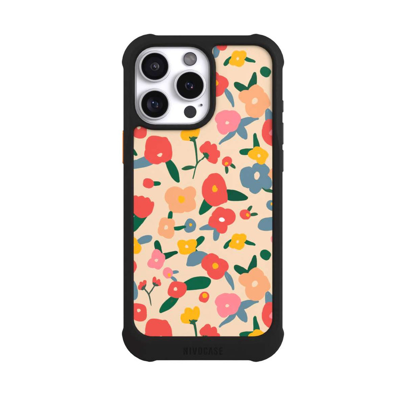 iPhone 16 Pro Max NIVOmax Retro Bold Scandi Flowers