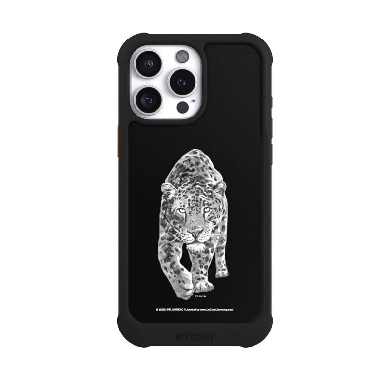 iPhone 16 Pro Max NIVOmax Leopard Schwarz