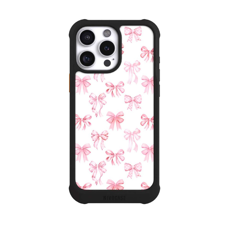 iPhone 16 Pro Max NIVOmax Baby Pink Bows