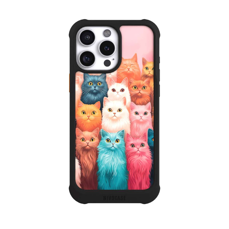 iPhone 16 Pro Max NIVOmax Cats Looking