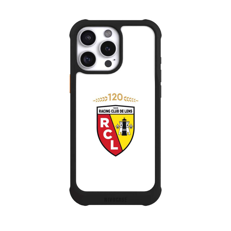 iPhone 16 Pro Max NIVOmax RC Lens 120 ans anniversaire blanc