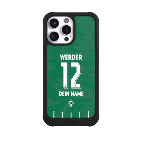 Apple iPhone 16 Pro Max NIVOmax Werder Bremen Trikot Personalisierbar 25-26