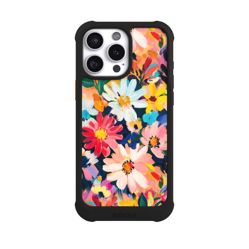 iPhone 16 Pro Max NIVOmax Frühlingsblumen Gemälde