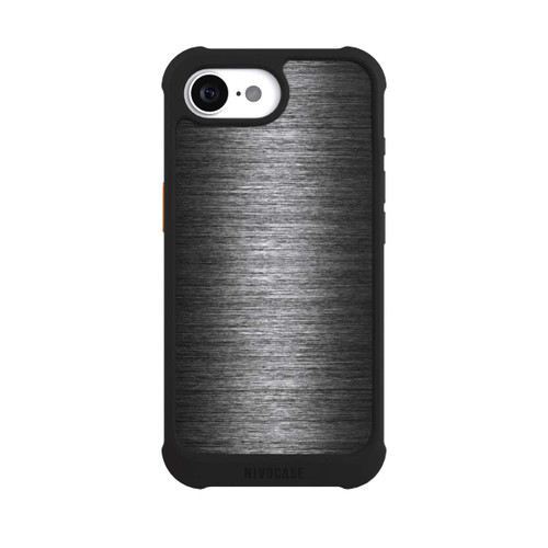 Apple iPhone 16e NIVOmax Metal Look Anthracite