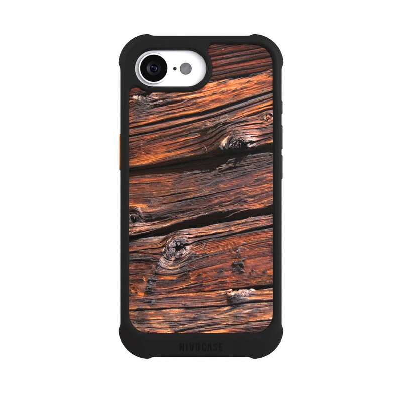 iPhone 16e NIVOmax Verwitterte Holzplanken