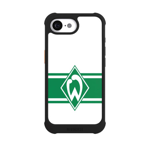 Apple iPhone 16e NIVOmax Werder Stripes White