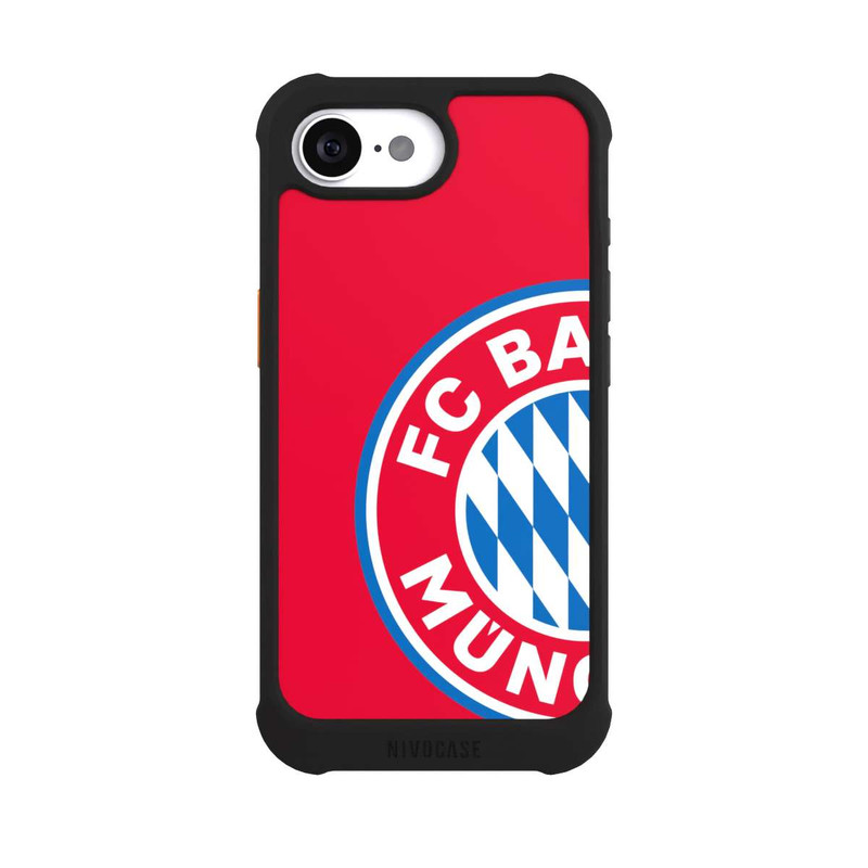 iPhone 16e NIVOmax Logo FCB Grand Rouge