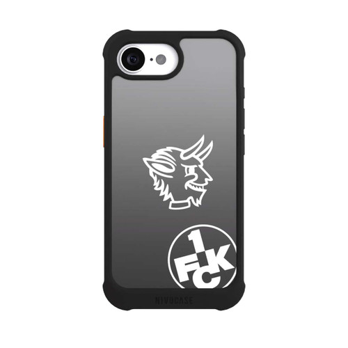 Apple iPhone 16e NIVOmax Teufelskopf FCK auf Schwarz