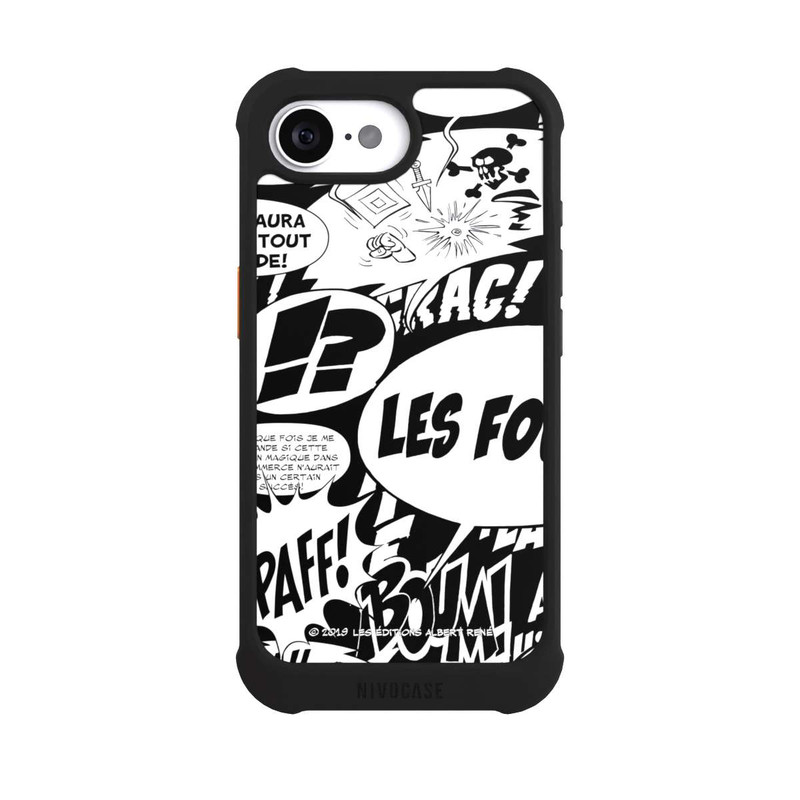 iPhone 16e NIVOmax Bulles BD Astérix Noir