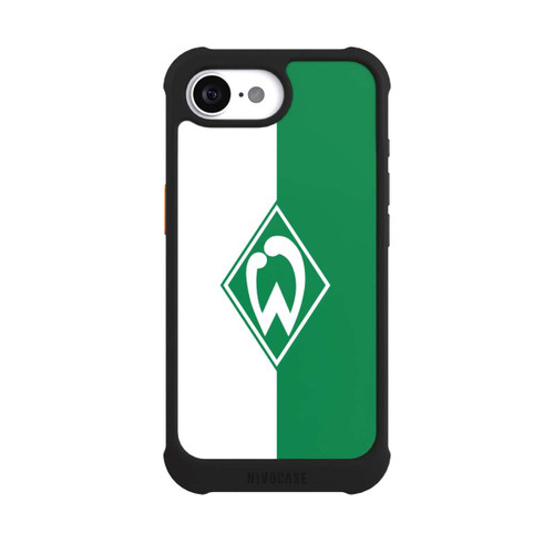 Apple iPhone 16e NIVOmax Weiß-Grün - Werder Bremen