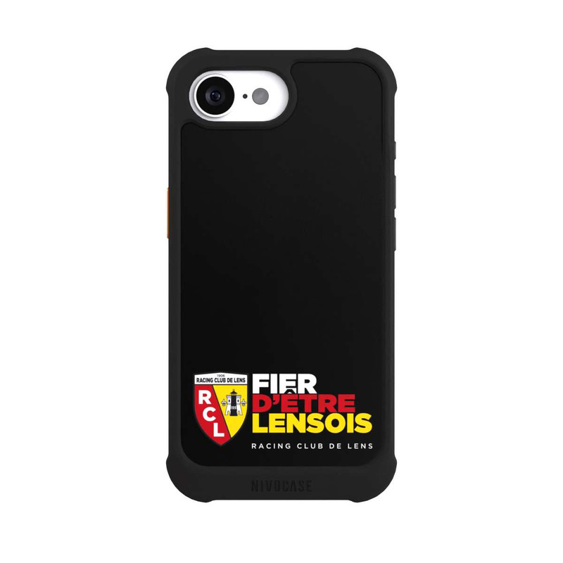 iPhone 16e NIVOmax Logo RCL en bas Noir