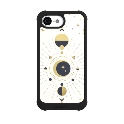 Apple iPhone 16e NIVOmax Abstrakter Rose-Gold-Look