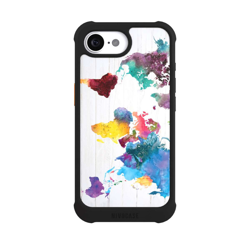 iPhone 16e NIVOmax World Coloured 1