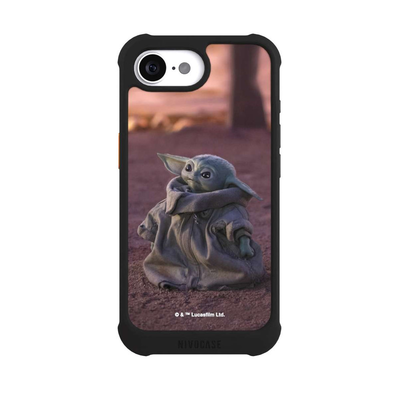 iPhone 16e NIVOmax The Child schaut nach oben