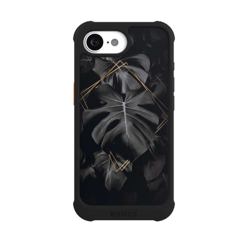 Apple iPhone 16e NIVOmax Schwarze Blätter