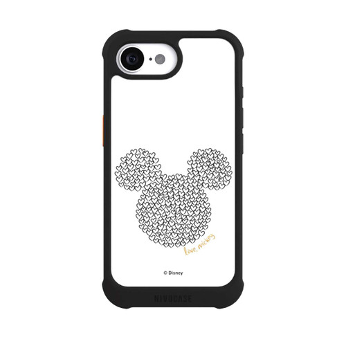 Apple iPhone 16e NIVOmax Mickey Black and White