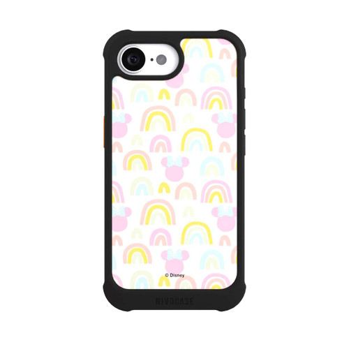 Apple iPhone 16e NIVOmax Minnie Rainbow Pattern