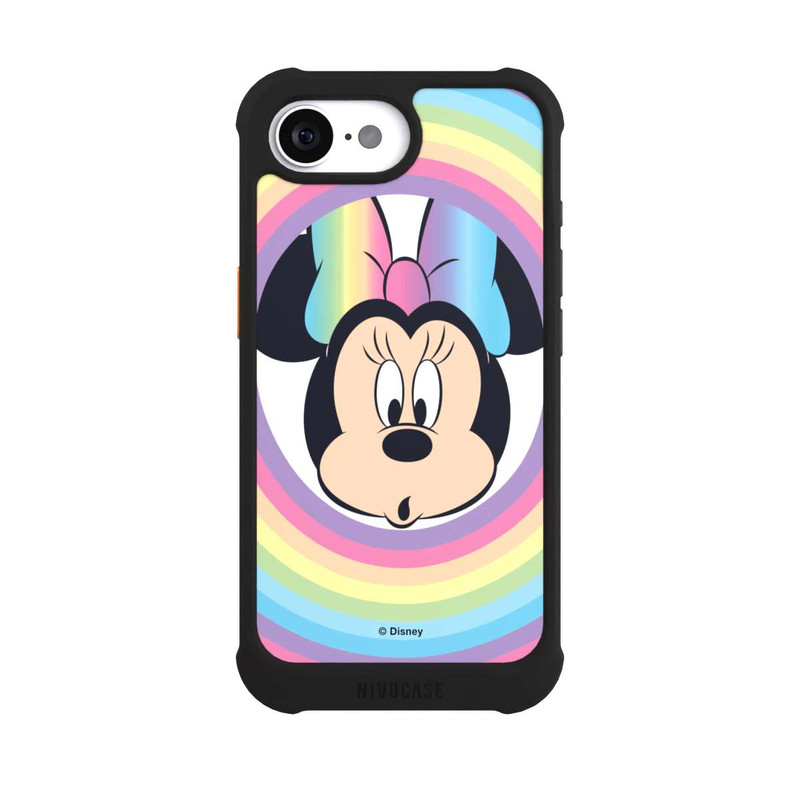 iPhone 16e NIVOmax Minnie Rainbow Circle