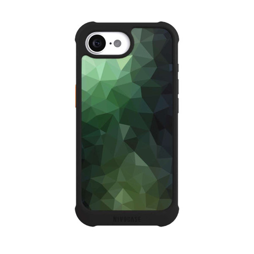 Apple iPhone 16e NIVOmax Polygonal Mosaic Green
